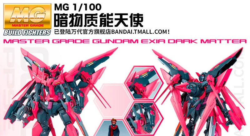 BANDAI MG 1/100 MG PPGN-001 gunдамская EXIA Темная материя фигурка модель модификации