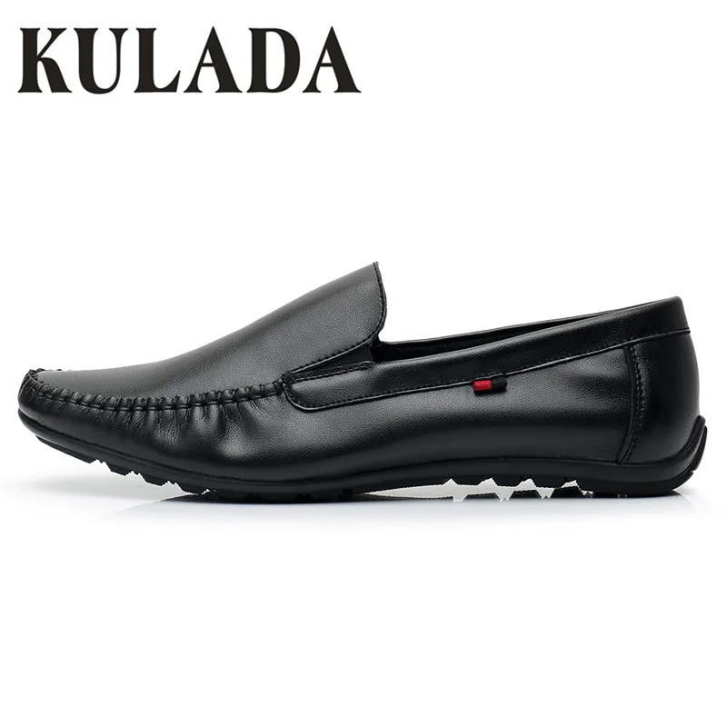KULADA/обувь наивысшего качества Мужская кожаная повседневная легкая обувь Мягкие