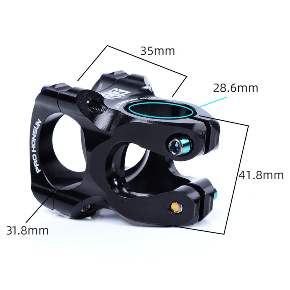 MTB 35 мм стержень CNC 31 8 руль велосипеда ультралегкий 0 градусов Rise FR AM Enduro 28 6 Steerer