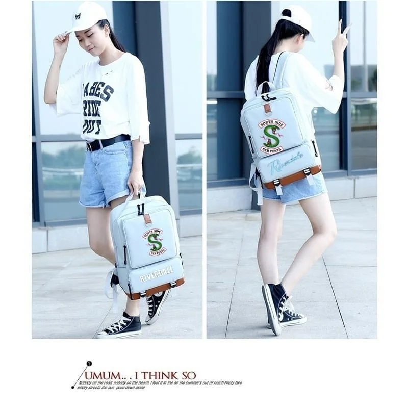 IMIDO ривердейл рюкзак для студентов школьная сумка &quotюжная сторона змеи&quot