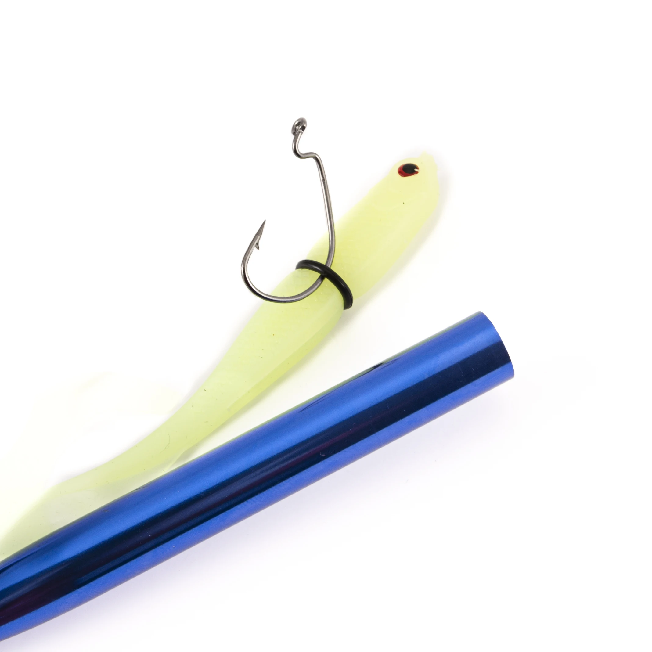 O-Rings Wacky Rigging Fishing Tools Cylinder Tying Tool Aluminum Alloy Worm Bait with O Rubber Rings | Спорт и развлечения