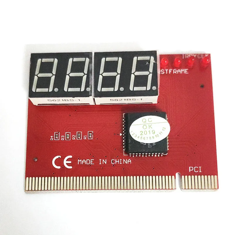 Четырехзначная тестовая плата материнской платы с кодом PCI Настольная