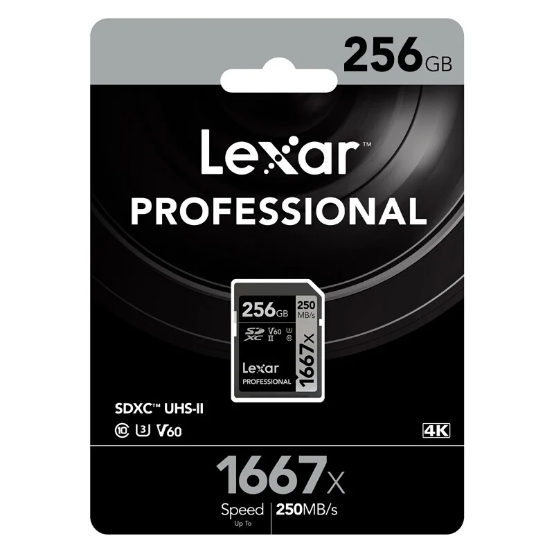 Оригинальная sd-карта Lexar 150 МБ/с./с 256 ГБ Tarjeta 32 Гб 64 UHS-II U3 карты памяти для 3D 4K