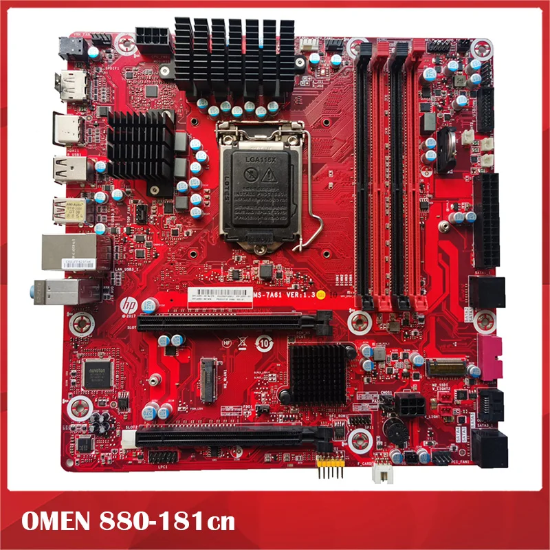 

Оригинальная настольная материнская плата для HP для OMEN 880-181cn MS-7A61 Z370 L02051-001, полностью протестировано, высокое качество
