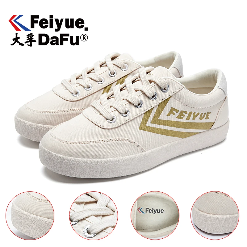 Feiyue/Повседневная мужская и женская обувь; коллекция 8196 года; парусиновая обувь; Вулканизированная обувь с эластичной стелькой; дышащие удобные модные кроссовки