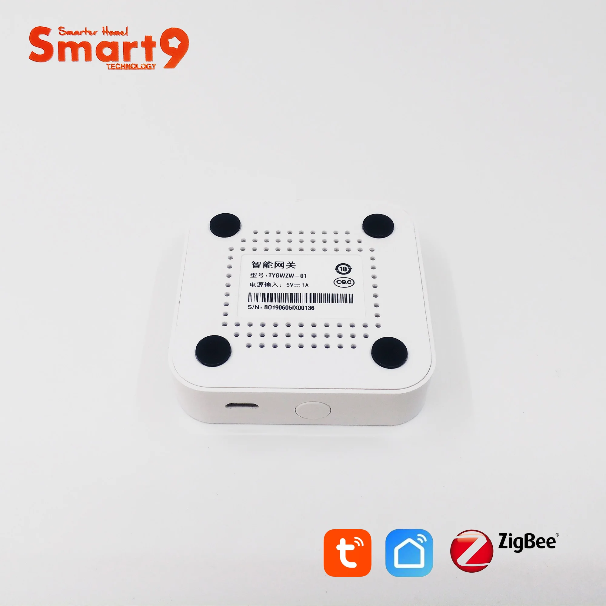 Smart9 Mini ZigBee Hub Wifi версия, центр управления умным домом работает с приложением Smart Life, работает от TuYa