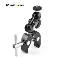 camera mount clamp ball head mount cool super clamp double ballhead adapter for ronin m gimbal camcorder monitor led video light