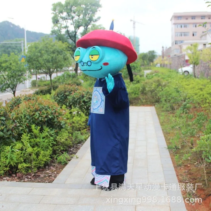 Костюм-талисман Fursuit в виде зомби костюм из мультфильма на Хэллоуин