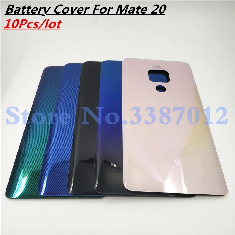 

10 шт./лот Оригинальное 3D стекло для Huawei Mate 20 Mate20 стеклянная задняя крышка батарейного отсека Корпус задняя дверь