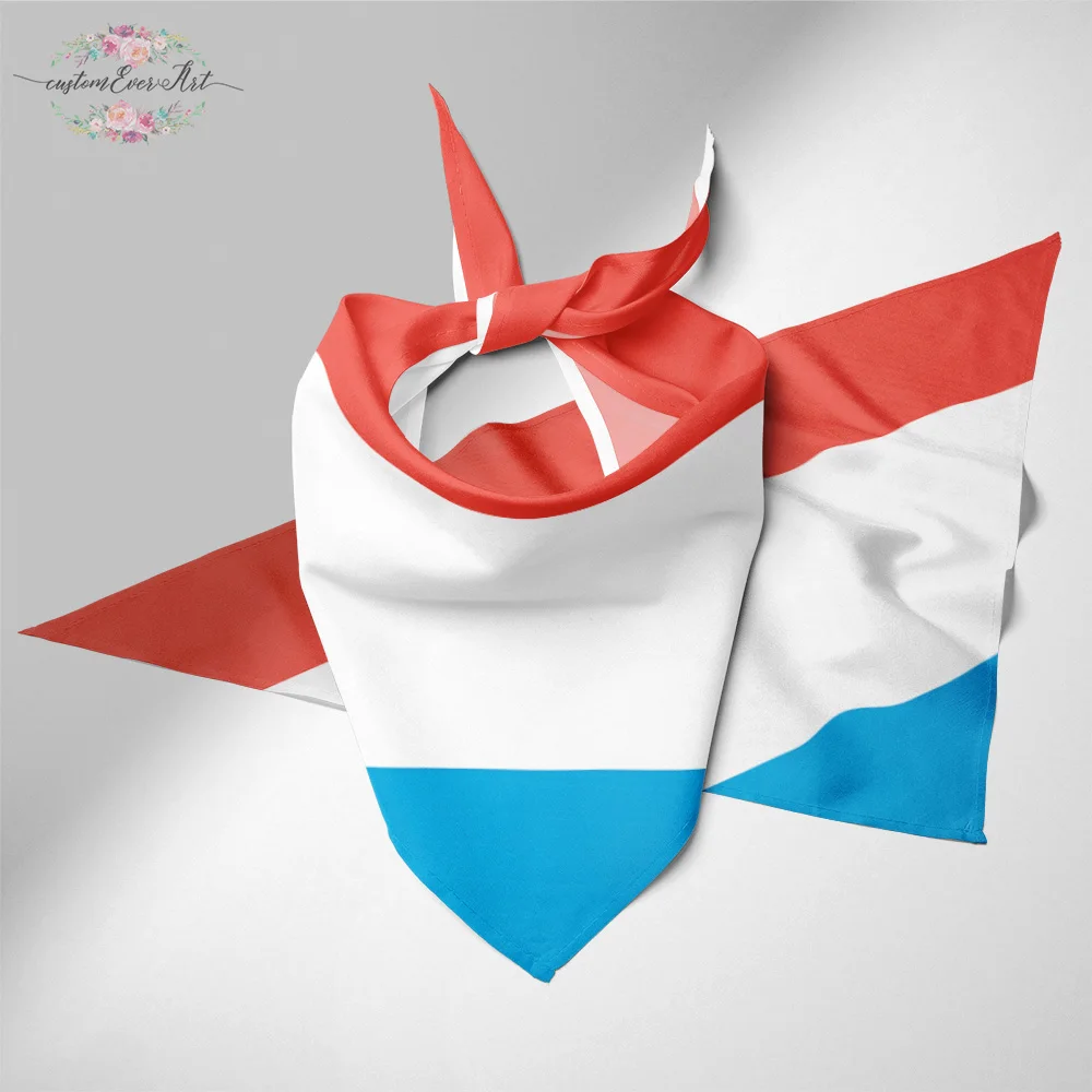 В Luxemburgo флаг собаки бандана Большие Ошейники для шарф животных собака Воротник с