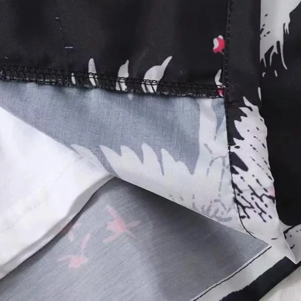 

Men Shirts Short Sleeve Shirt 2021 Summer print Loose Baggy Casual Shirts Tops Holiday Beach Men's Hawaii Shirts