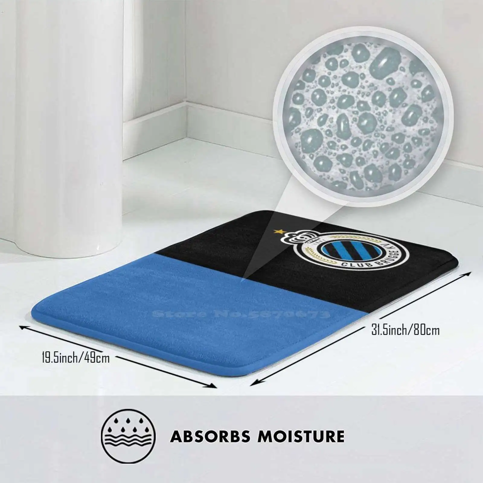 Brugge Мягкая подушка Домашний ковер Дверной коврик Автомобильный Клуб Konink!