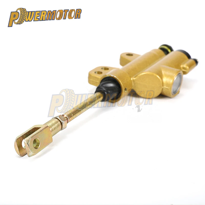 

Универсальный мотоцикл Золотой цилиндр задний главный цилиндр гидравлический насос ножной тормоз Грязь Яма квадроцикл грязь питбайк