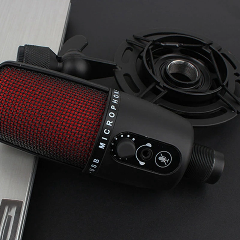 

USB Condenser Microphone High Sampling Rate 192KHz/24Bit Computer Live Conference Recording Microphone