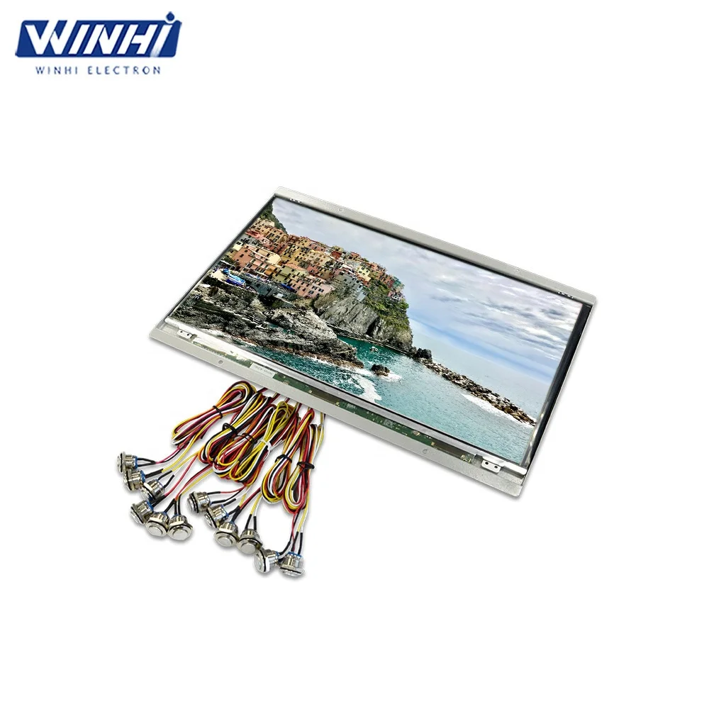 

15.6inch HD real 1080P shopping external push button in retail stores digital signage advertising TV video display