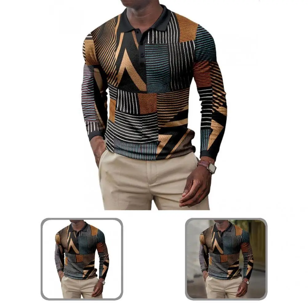 

Male Shirt Button Quick-drying Breathable Stitching Design Men Tops Men Tops for Work