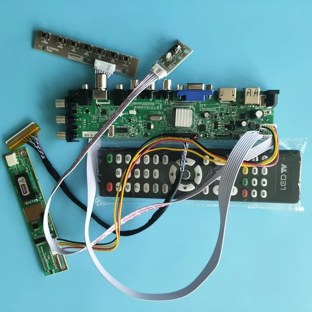 

Kit for N154I1-L06 Rev.C1 Digital USB AV HDMI VGA TV Controller board 1280X800 DVB-T LCD Panel Screen monitor 1 CCFL remote