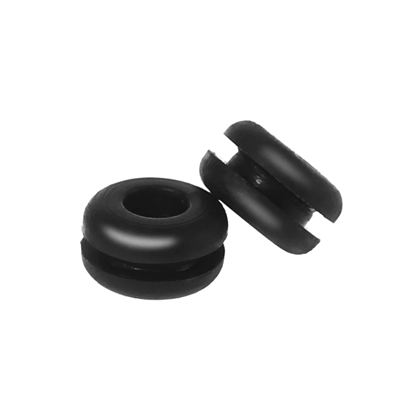 

L21D 4pcs Bedplate Grommets BLACK Rubber for SME- 3009 3012 SME- 3009 3012 Base Plate Grommets