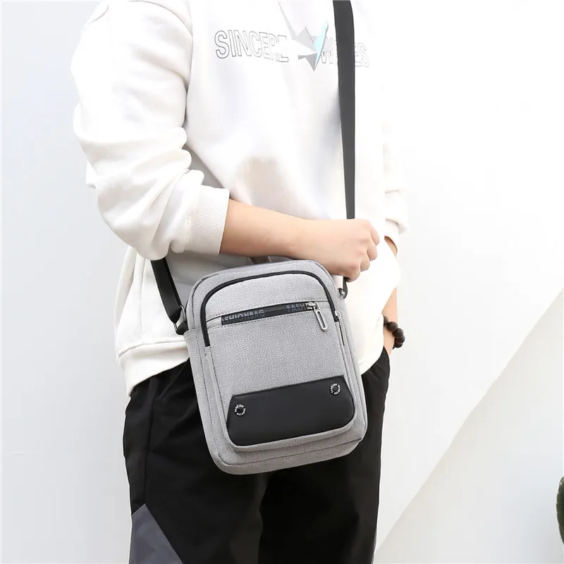 

2021 Men's Messenger Bag Crossbody Shoulder Bags Men Small Sling Pack For Work Business Waterproof Oxford Packs Travel Satchel