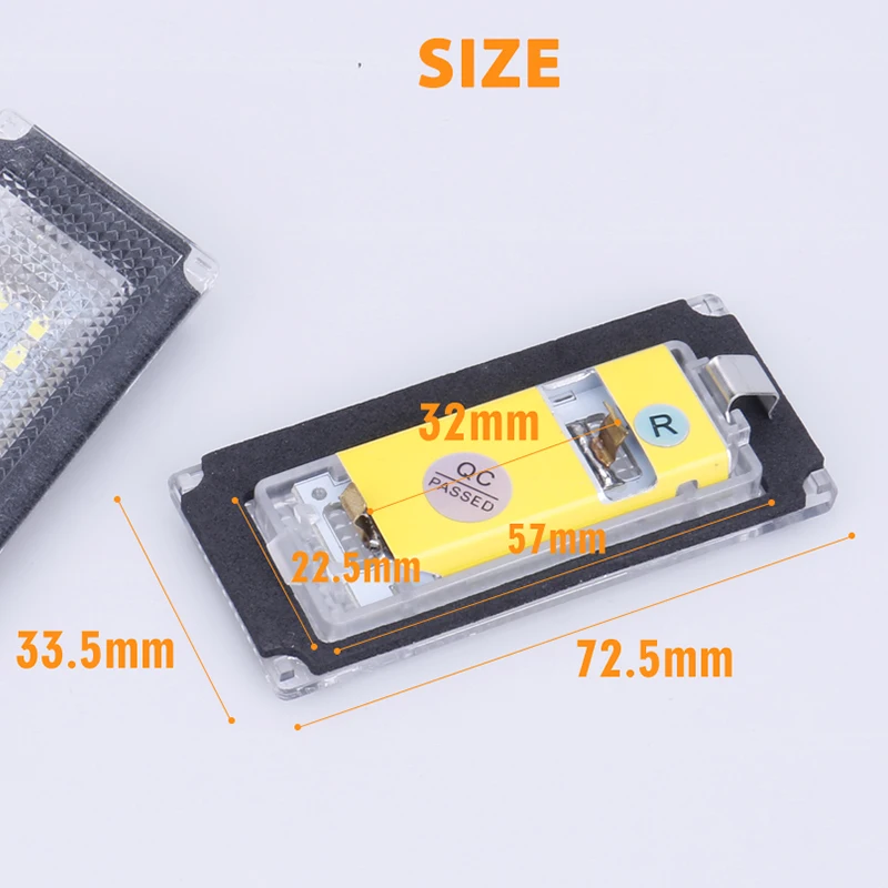 Светодиодный фонарь освещения номерного знака для фокусировки 5D/Fiesta/Mondeo MK4/C Max MK2/S