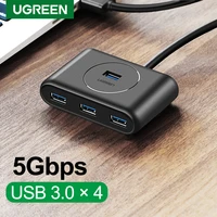 Ugreen 4-Port USB 3 0 Hub High-Speed USB Splitter For Hard Drives Notebook Computer Accessories Flash Drive Mouse Keyboard