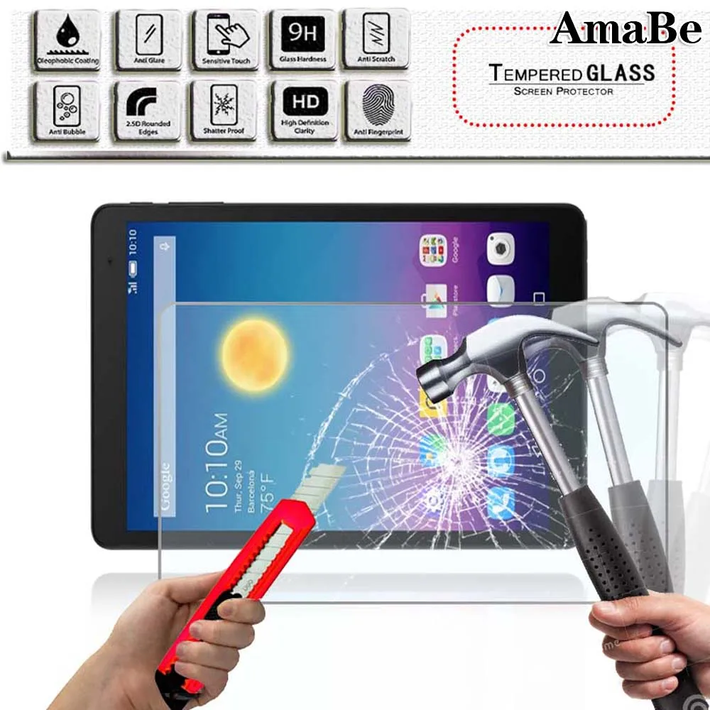 Закаленное стекло на весь экран для Alcatel OneTouch POP 10 9 6 дюйма защитная пленка экрана