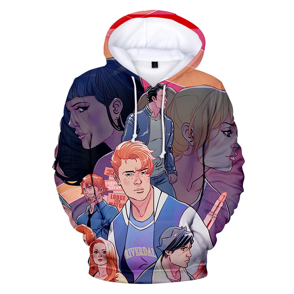 

Popular Classic Riverdale 3D Hoodies Sweatshirts Boys/Girls Long Sleeve Hoodie Harajuku Autumn Fashion Casual Kids Pullovers