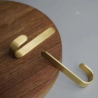 new brass wall hook coat clothes hooks gold hook robe products hook household living for bathroom kitchen room porch towel t4k2