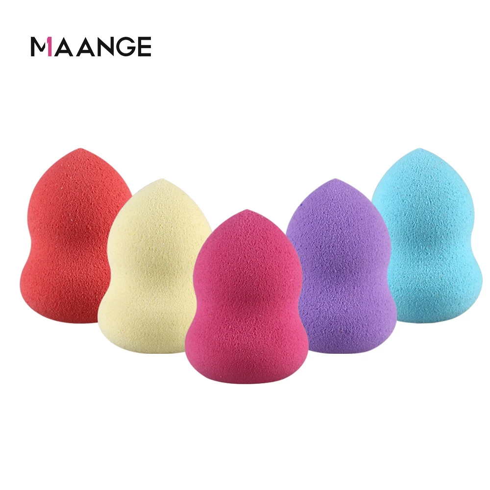 MAANGE 5 Pcs Макияж Губка-аппликатор макияжа мягкие губки для растушевки пудры