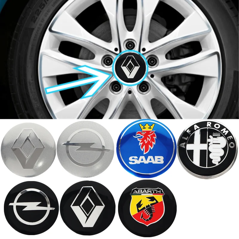 56/65 мм 4 шт. Центральная втулка колеса автомобиля Кепки наклейки для VW Jetta mk5 mk4 Tiguan