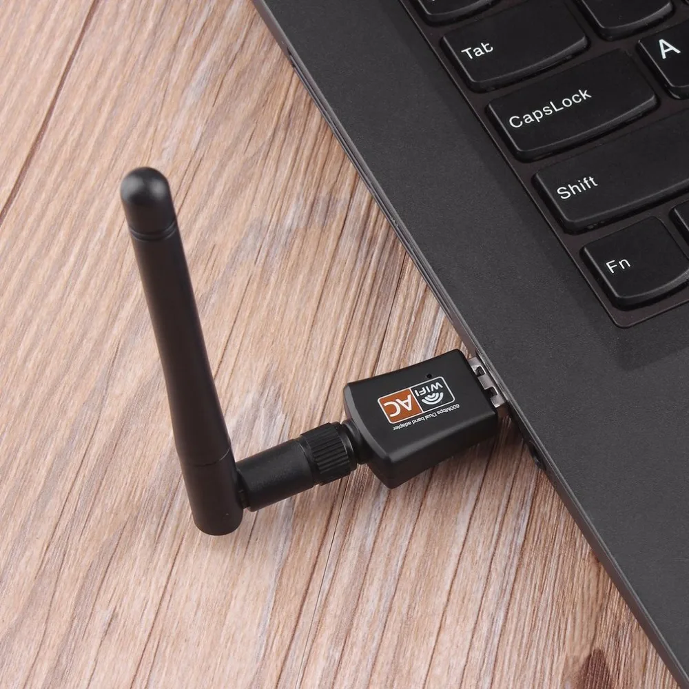 USB Wi-Fi адаптер 600 Мбит/с 5 8 ГГц + 2 4 | Мобильные телефоны и аксессуары