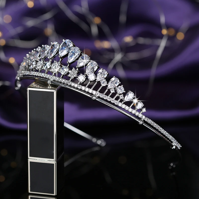 Корона головная повязка Высокое качество Свадебные аксессуары для волос короны