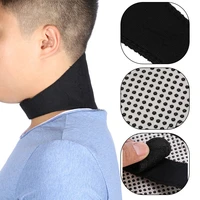 4pcs tourmaline neck guard magnetic self heating therapy neck support collar neck wrap belt pain relief heating neck brace