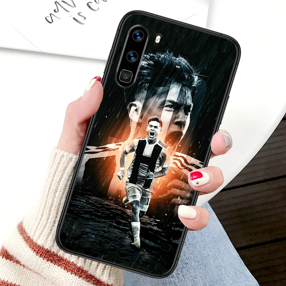 

La Joya 10 Soccer Dybala Phone Case For Huawei P Mate Smart 10 20 30 40 Lite Z 2019 Pro black Funda 3D Shell Tpu Coque Soft Cell