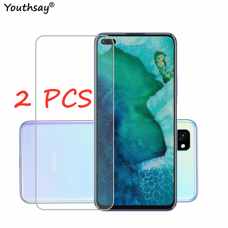 2 piezas para Huawei Honor V30 vidrio para Honor V30 Pro pel&iacute;cula de pantalla de vidrio templado vidrio para Honor View30 vidrio protector-0