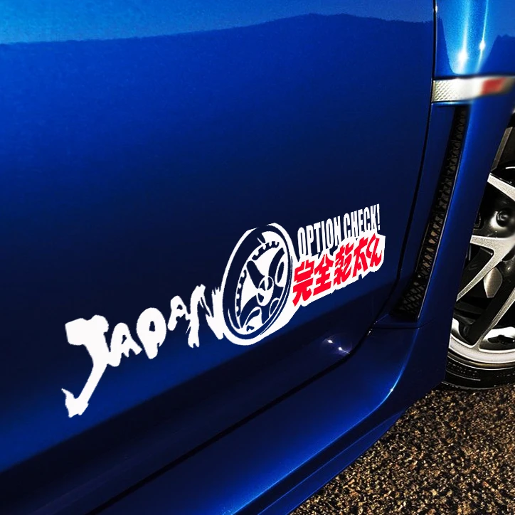 Стайлинг автомобиля Виниловая наклейка Япония D1 JDM набор автомобильных колес