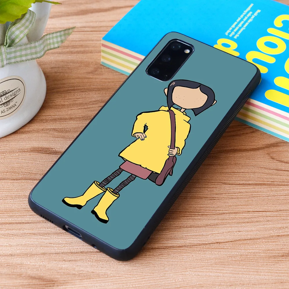 

For Samsung Galaxy Minimalistic Coraline Soft TPU border Samsung Galaxy Case