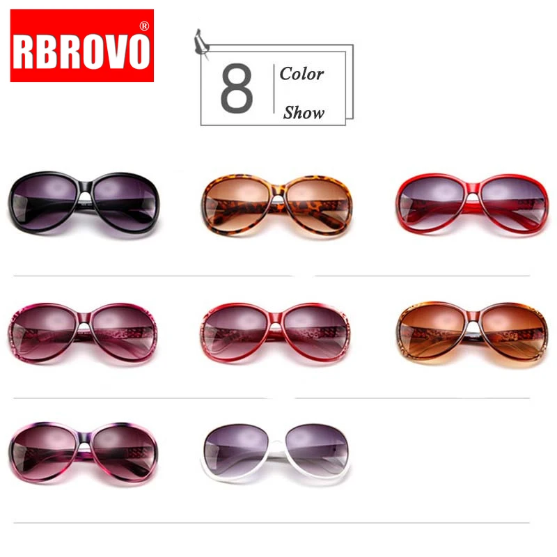 Очки RBROVO в винтажном стиле UV400 женские классические солнцезащитные аксессуары