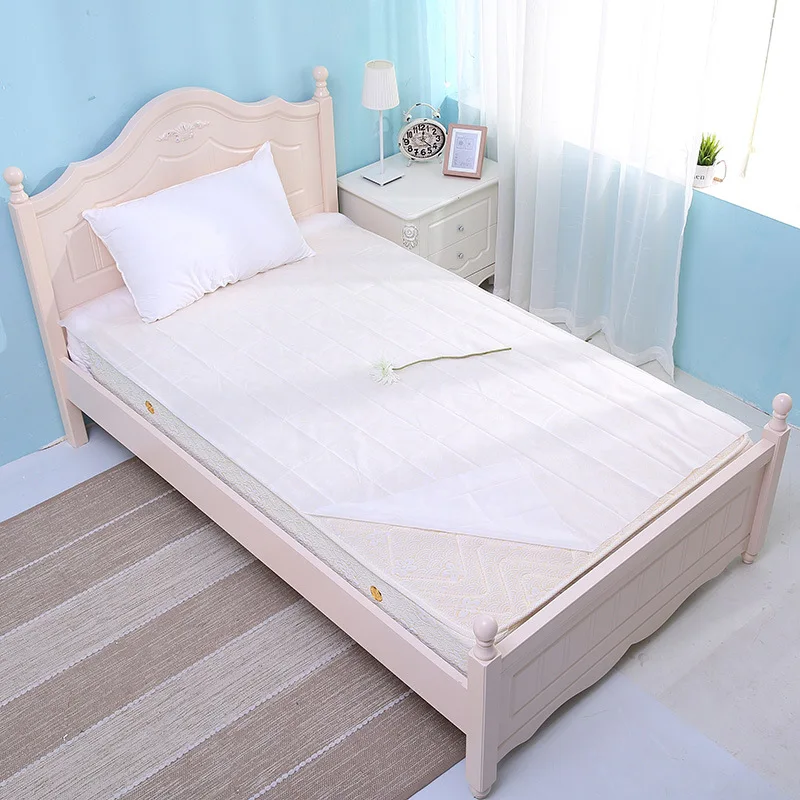 White Disposable Anti-dirty Bed Sheets Portable Travel Hotel on Business Bedsheet Waterproof Flat Sheet Cover 200*180cm | Дом и сад