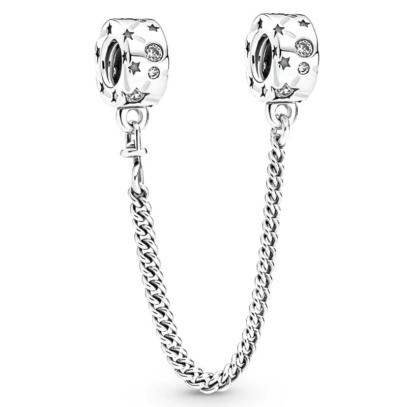 Подвеска из серебра 925 пробы с голубым деревом звездой и Галактикой луной