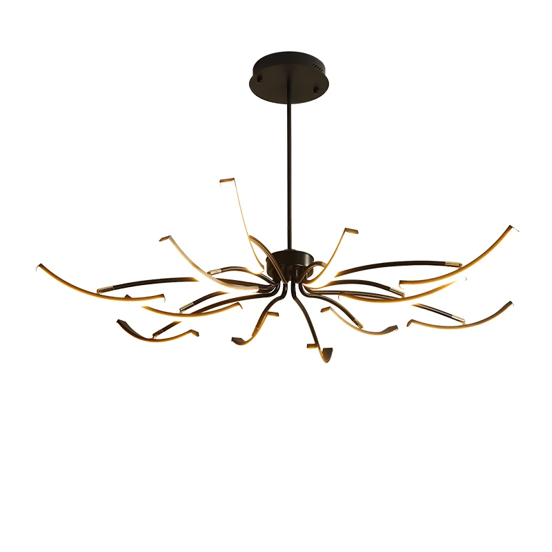 

Matte Black/White Finished Modern Led Ceiling Lights for living room bedroom study room Adjustable New Led Ceiling Lamp