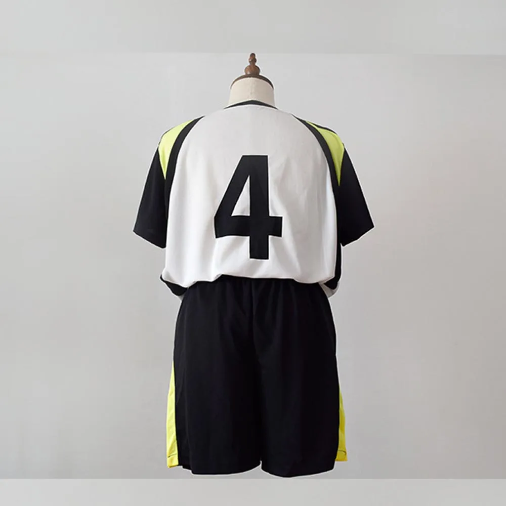 Hot Anime Haikyuu Fukurodani Bokuto Koutarou men Cosplay Jersey No.4 No.5 women Costume Uniform T-shirts and pan | Тематическая
