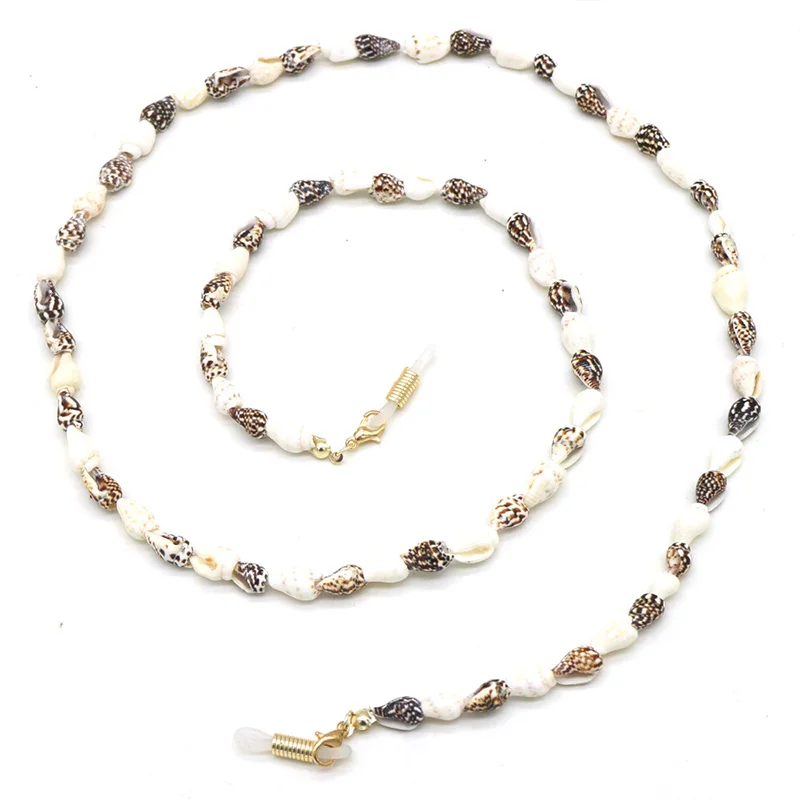 Шнурок для солнцезащитных очков женский очки с цепочкой ракушками | Аксессуары