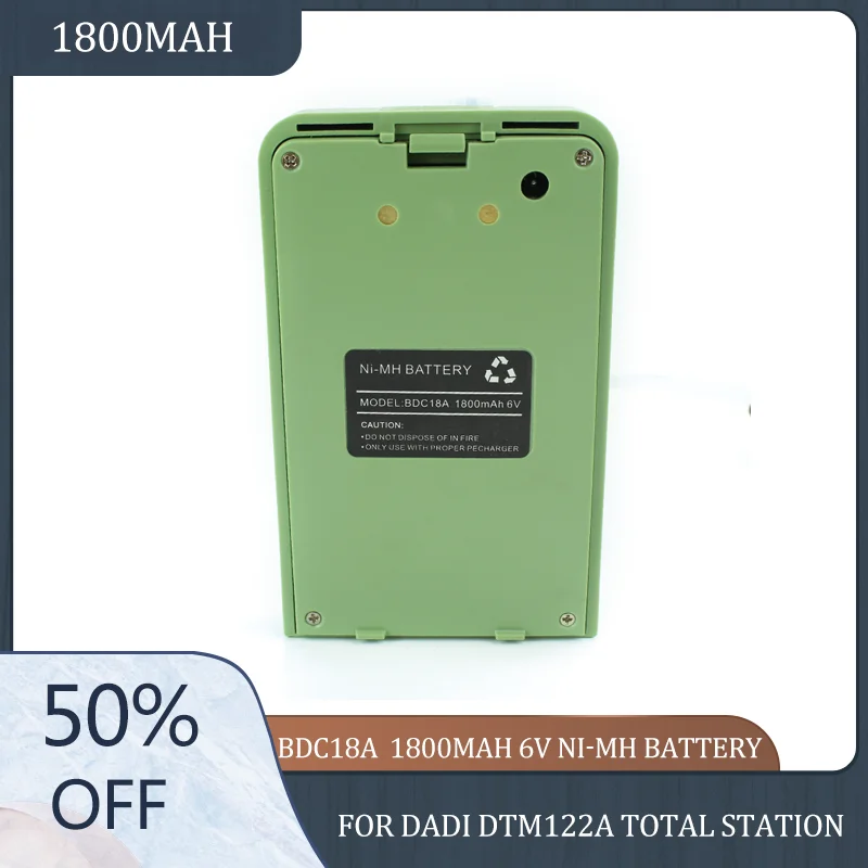 

1800mah BDC18A Ni-MH аккумулятор для DADI DTM122A общая станция 100% Новый бренд