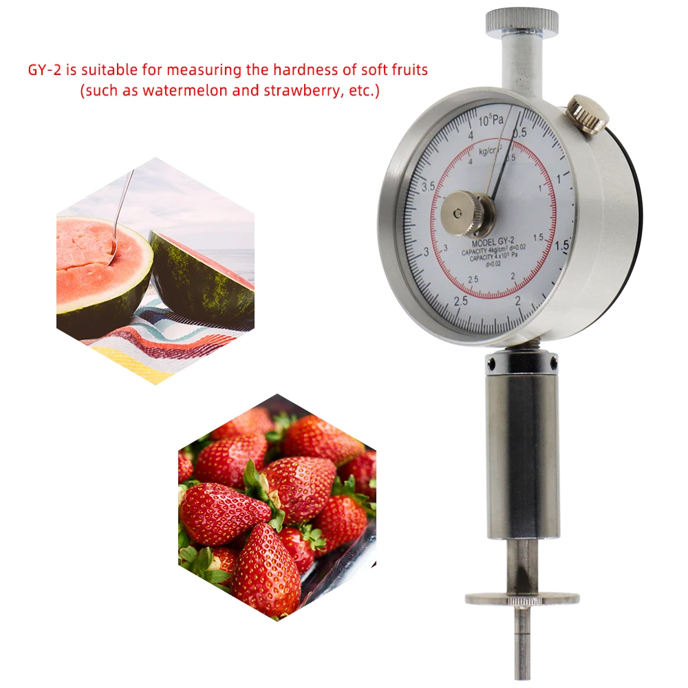GY-2 Fruit Hardness Tester Penetrometer Sclerometer for Apples Pears Grapes Oranges fruit dynamic cone hardness test | Инструменты