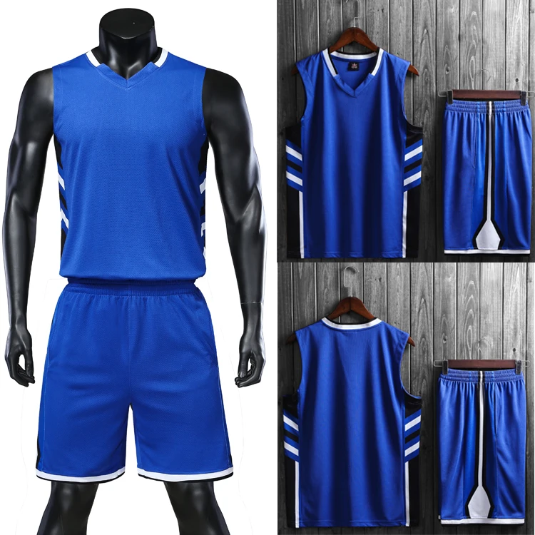 Blue High Quality USA Men Basketball Jerseys Shorts With Side pockets, Basketball Jersey college tracksuits, Team Custom Uniform kit - Цвет: Blue