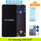 ЖК-дисплей AUMOOK AAA для SAMSUNG GALAXY A30s A307, сенсорный экран с рамкой и дигитайзером в сборе для Samsung, качественный сенсорный экран