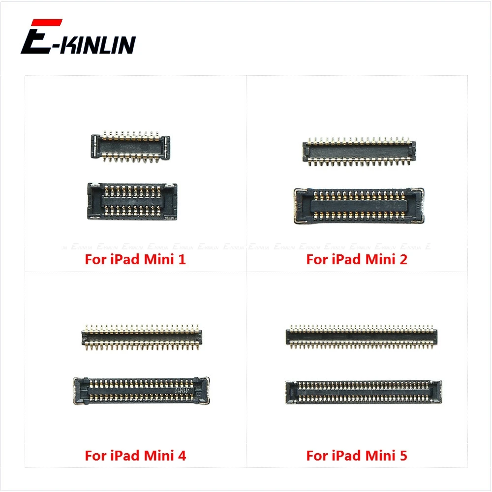 Touch Screen LCD Display FPC Connector For iPad mini 1 2 3 4 5 Board Connector On Motherboard Mainboard Flex Cable