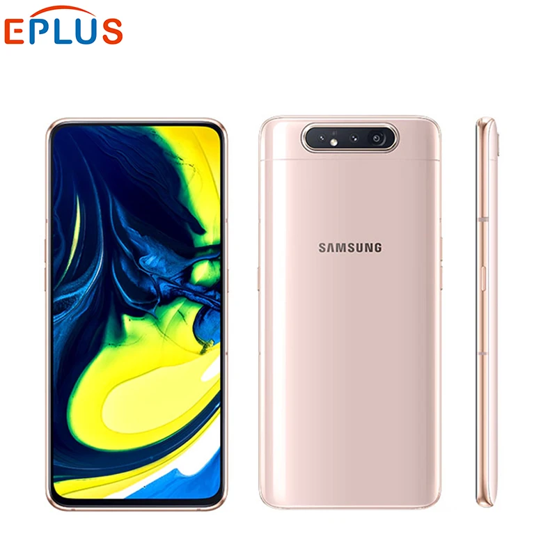 samsung Galaxy A80 A805F/DS LTE мобильный телефон 6," 8 ГБ ОЗУ 128 Гб ПЗУ Snapdragon 730 Android 3700 мАч NFC две sim-карты