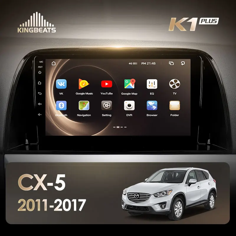 KingBeats штатное головное устройство for Mazda CX5 CX-5 CX 5 1 KE 2011- GPS Android 8.1 автомагнитола на андроид магнитола для Мазда автомобильная мультимедиа Octa Core 8 core*1.8G DDR4 2G ROM 32G RAM / 4+64G